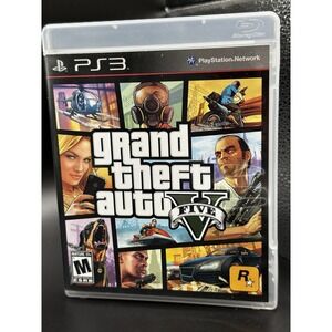 PS3 GTA V Grand Theft Auto V 2013 Complete With Manual And Paperwork READ